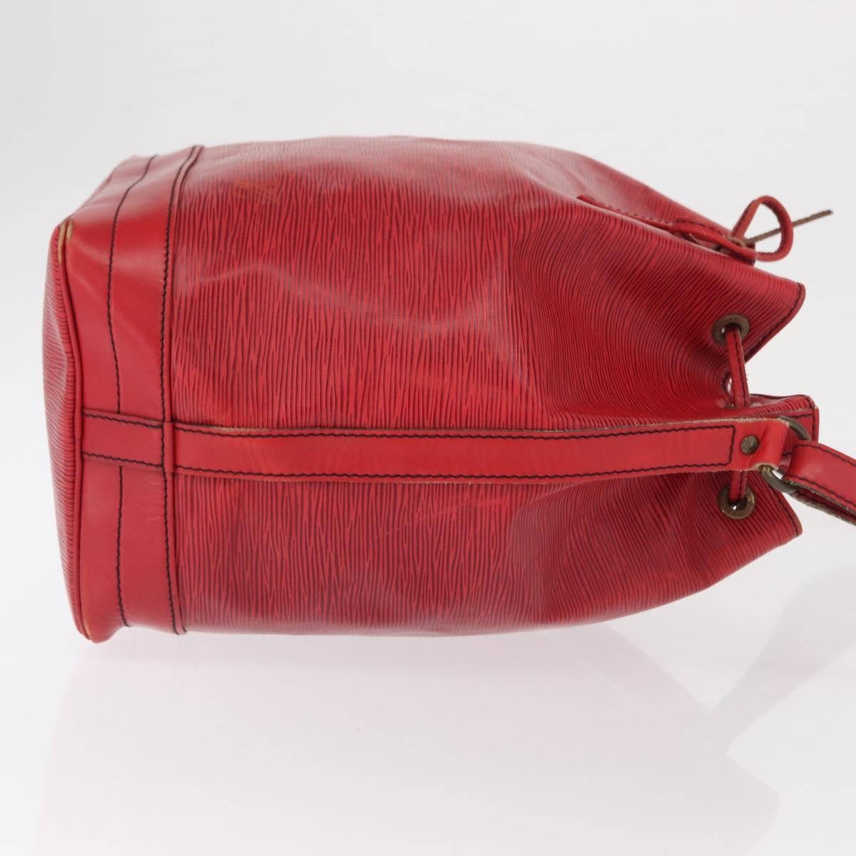 Louis Vuitton Noe Handbag Epi Leather Red Leather Shoulder Bag Bag (Authentic Pre-Loved)