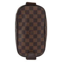 Louis Vuitton Pochette Gange Damier Brown Canvas Clutche & Pouche Bag (Authentic Pre-Loved)