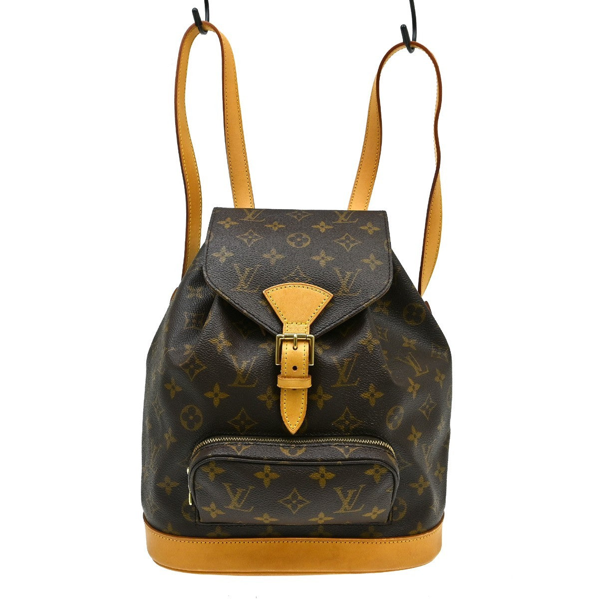 Louis Vuitton Vintage Montsouris Backpack Monogram Canvas Brown Canvas Backpack Bag (Pre-Loved)