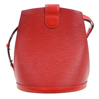 Louis Vuitton Louis Vuitton Cluny Shoulder Bag Epi Leather Red Leather Shoulder Bag Bag (Pre-Loved)