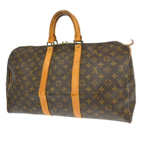 Louis Vuitton Louis Vuitton Keepall Bag Monogram Canvas Brown Canvas Travel Bag Bag (Authentic Pre-Loved)