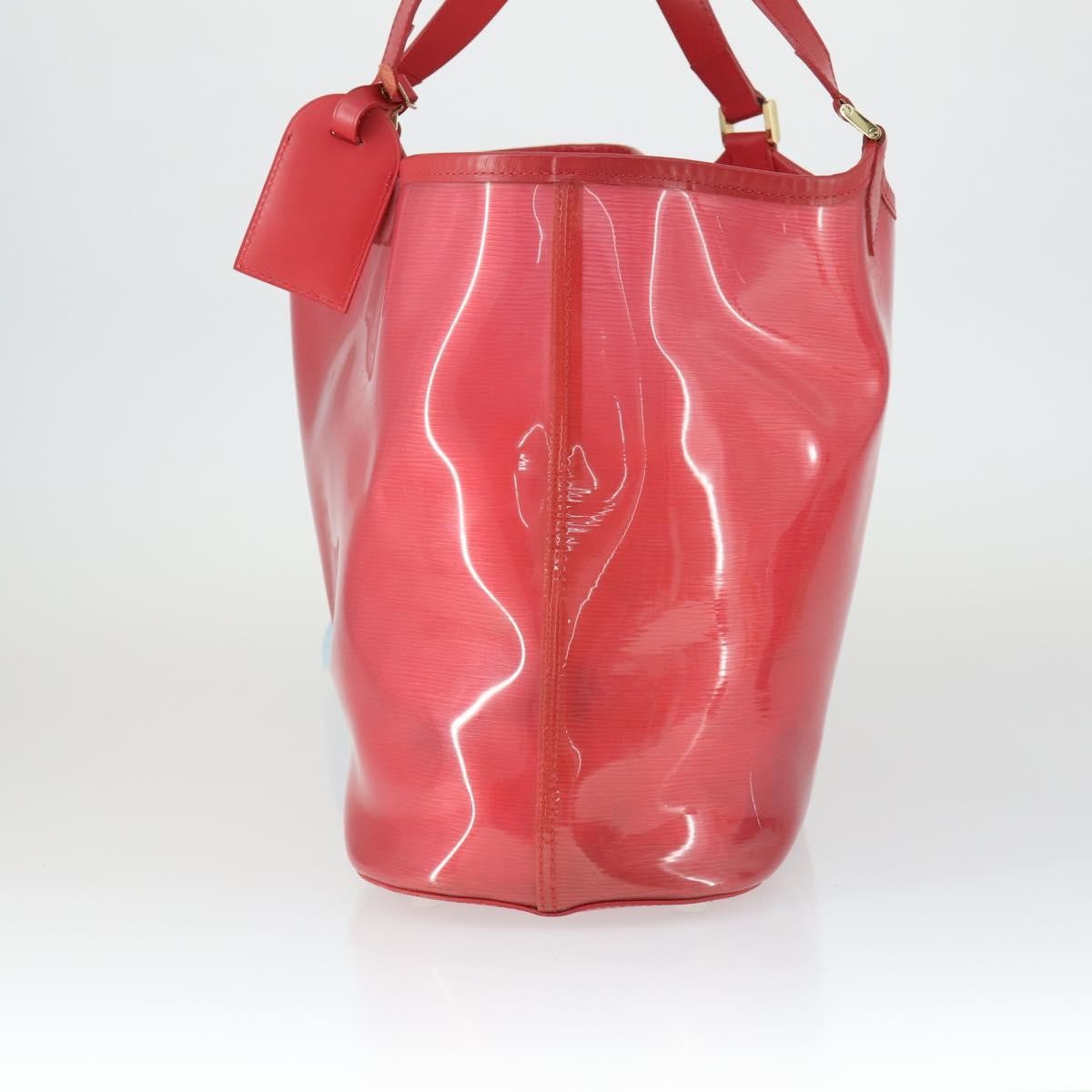 Louis Vuitton Plage Lagoon Bay Handbag Vinyl Epi Leather Red Plastic Tote Bag Bag (Authentic Pre-Loved)