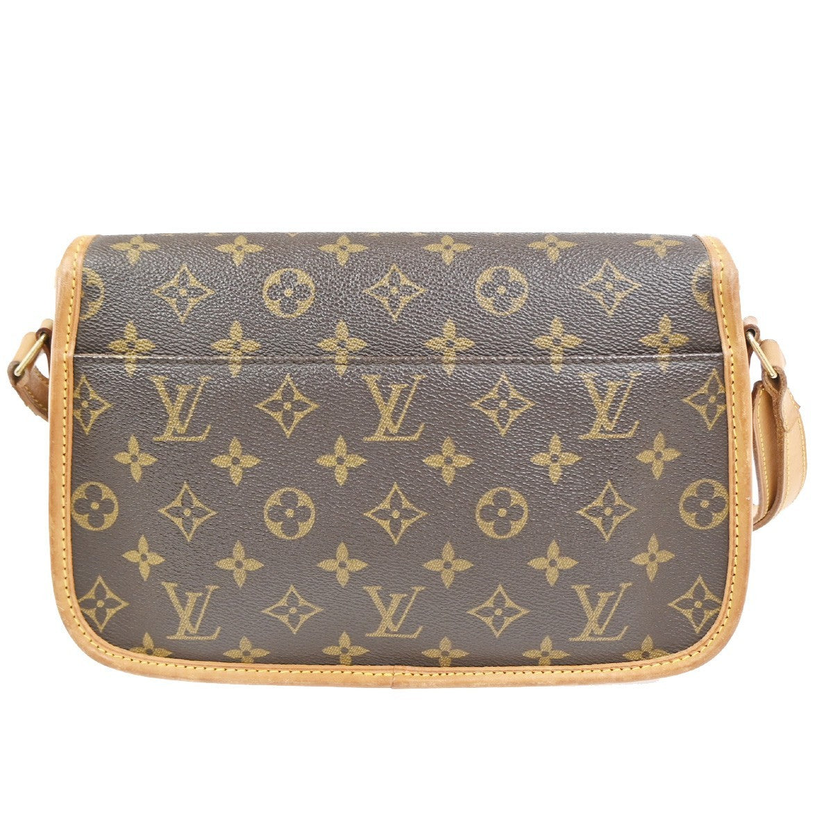 Louis Vuitton Louis Vuitton Sologne Handbag Monogram Canvas Brown Leather Shoulder Bag Bag (Pre-Loved)