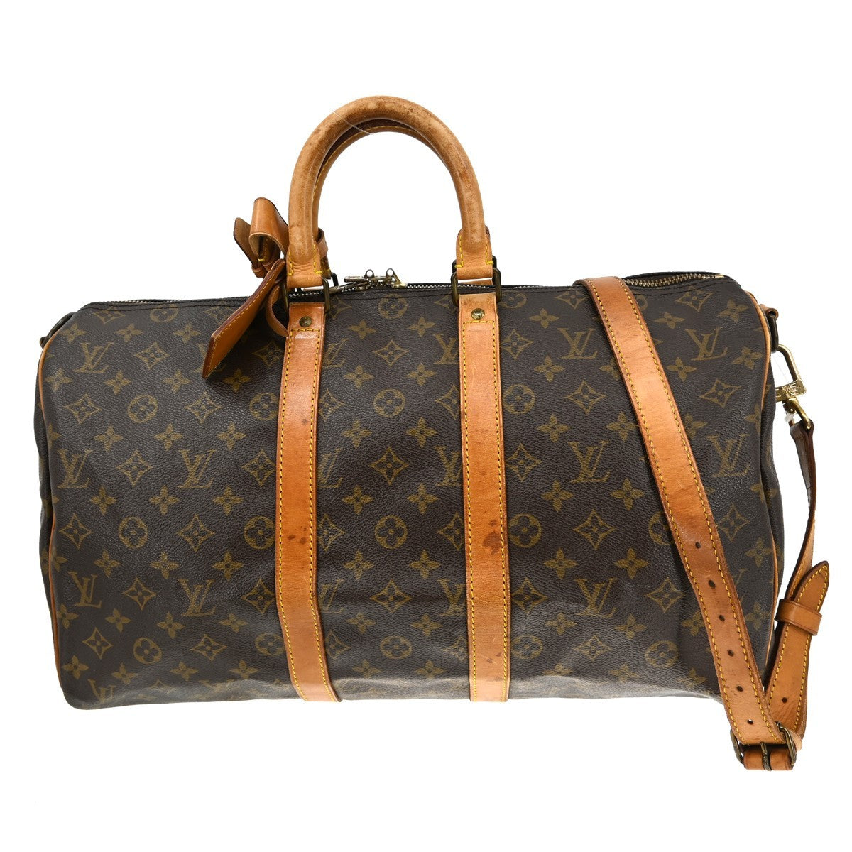 Louis Vuitton Louis Vuitton Keepall Bandouliere Bag Monogram Canvas Brown Canvas Travel Bag Bag (Pre-Loved)