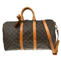 Louis Vuitton Louis Vuitton Keepall Bandouliere Bag Monogram Canvas Brown Canvas Travel Bag Bag (Pre-Loved)