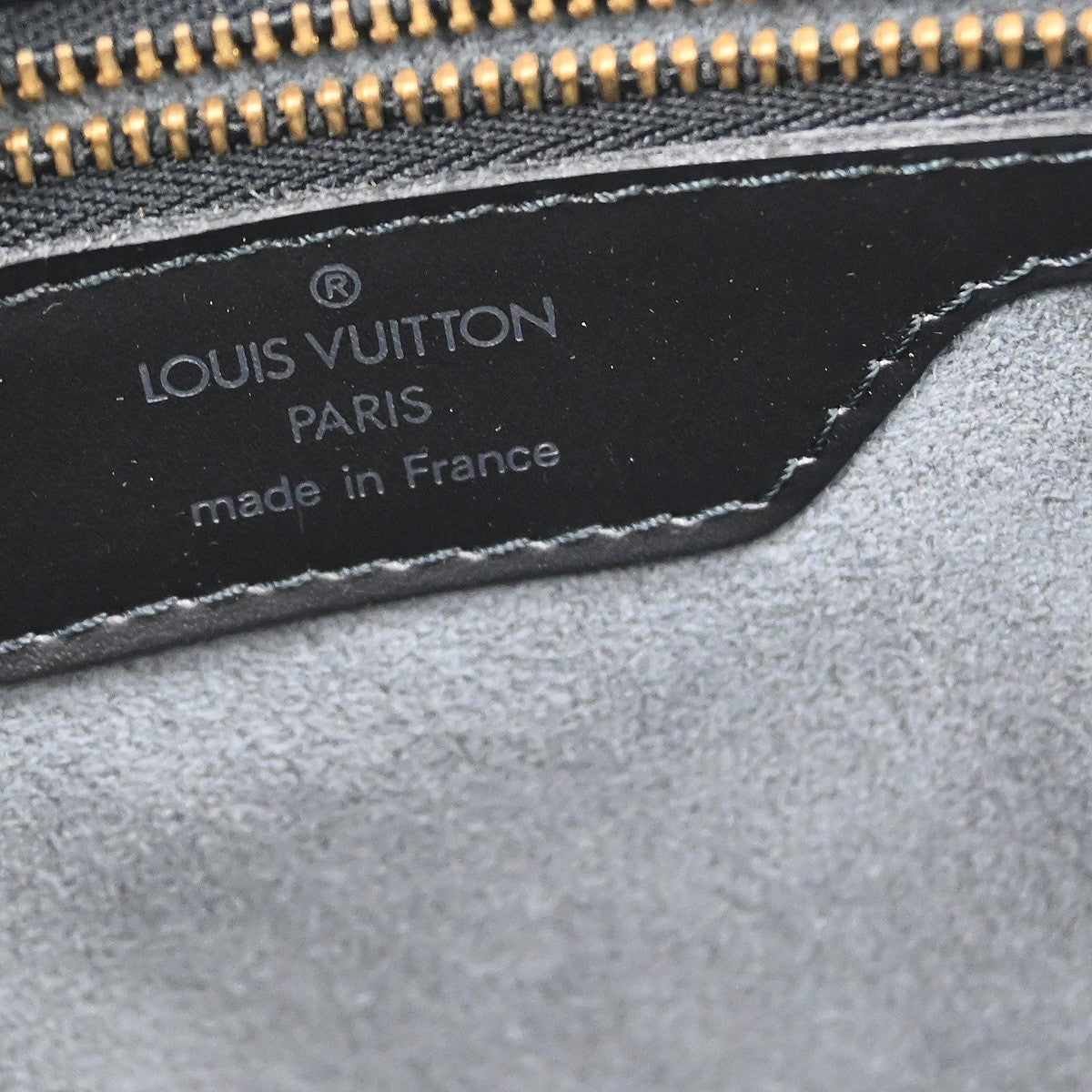 Louis Vuitton Louis Vuitton Saint Jacques Handbag Epi Leather Black Leather Tote Bag Bag (Authentic Pre-Loved)