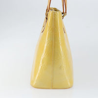 Louis Vuitton Houston Handbag Monogram Vernis Yellow Patent_Leather Tote Bag Bag (Pre-Loved)
