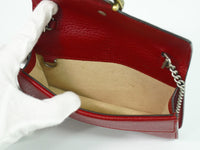Gucci Dionysus Bag Leather Red Leather Crossbody Bag Bag (Authentic Pre-Loved)
