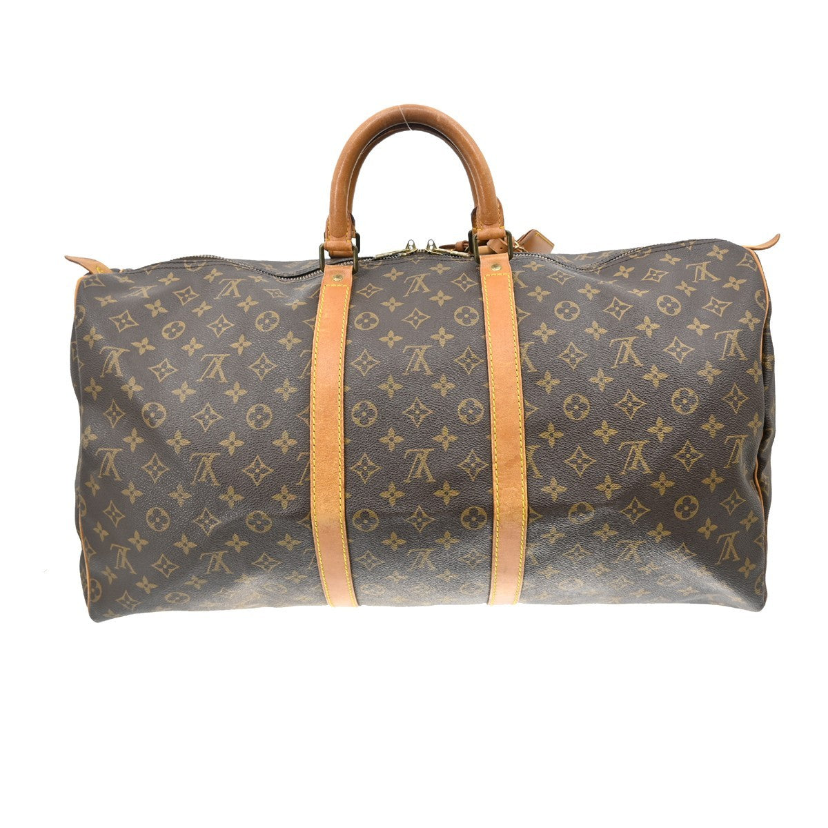 Louis Vuitton Louis Vuitton Keepall Bag Monogram Canvas Brown Canvas Travel Bag Bag (Authentic Pre-Loved)