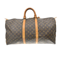 Louis Vuitton Louis Vuitton Keepall Bag Monogram Canvas Brown Canvas Travel Bag Bag (Authentic Pre-Loved)