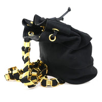 Salvatore Ferragamo Vala Backpack Canvas Black Canvas Backpack Bag (Authentic Pre-Loved)
