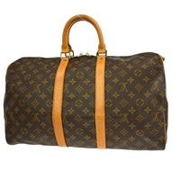 Louis Vuitton Louis Vuitton Keepall Bandouliere Bag Monogram Canvas Brown Canvas Travel Bag Bag (Pre-Loved)