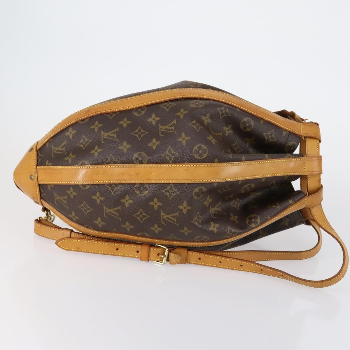 Louis Vuitton Romeo Gigli Handbag Monogram Canvas Brown Canvas Shoulder Bag Bag (Authentic Pre-Loved)