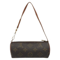Louis Vuitton Papillon Pochette Monogram Canvas Brown Canvas Clutche & Pouche Bag (Authentic Pre-Loved)