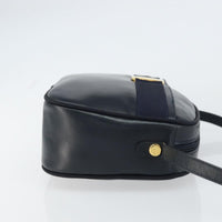 Salvatore Ferragamo Vala Shoulder Bag Leather Navy Leather Shoulder Bag Bag (Authentic Pre-Loved)
