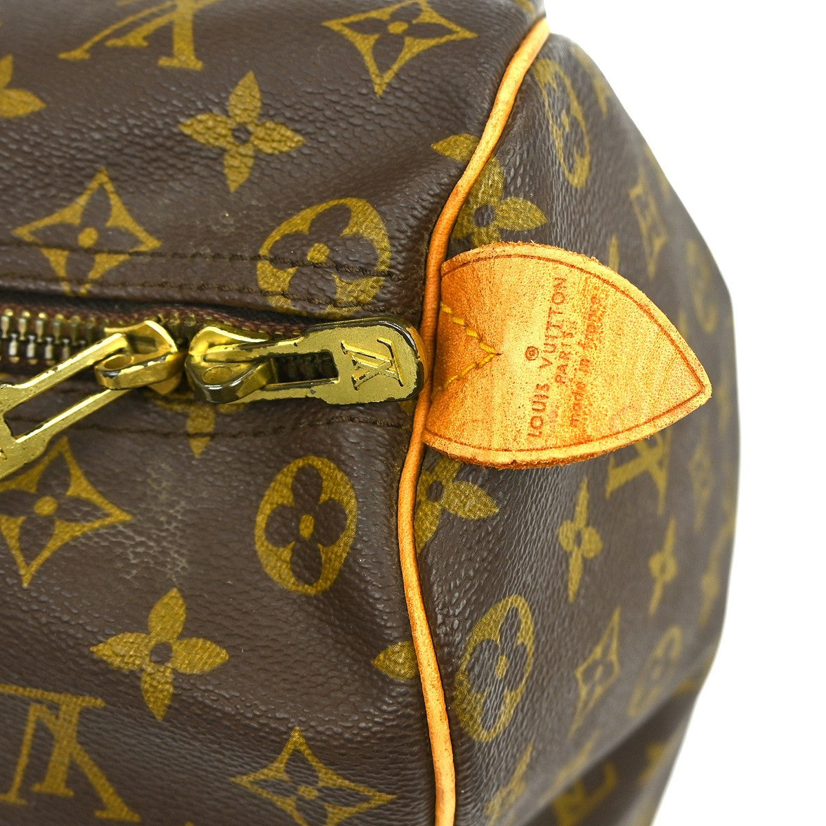Louis Vuitton Keepall Bag Monogram Canvas Brown Canvas Travel Bag Bag (Authentic Pre-Loved)