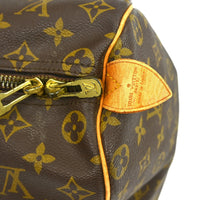 Louis Vuitton Keepall Bag Monogram Canvas Brown Canvas Travel Bag Bag (Authentic Pre-Loved)