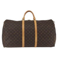 Louis Vuitton Keepall Bag Monogram Canvas Brown Canvas Travel Bag Bag (Pre-Loved)