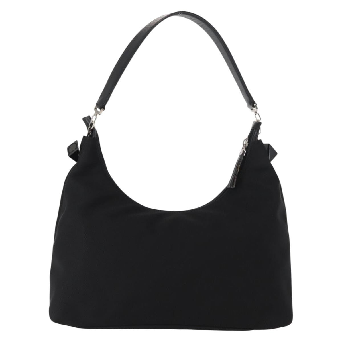 Salvatore Ferragamo Vala Shoulder Bag Nylon Black Nylon Shoulder Bag Bag (Authentic Pre-Loved)