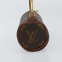 Louis Vuitton Papillon Pochette Monogram Canvas Brown Canvas Clutche & Pouche Bag (Pre-Loved)