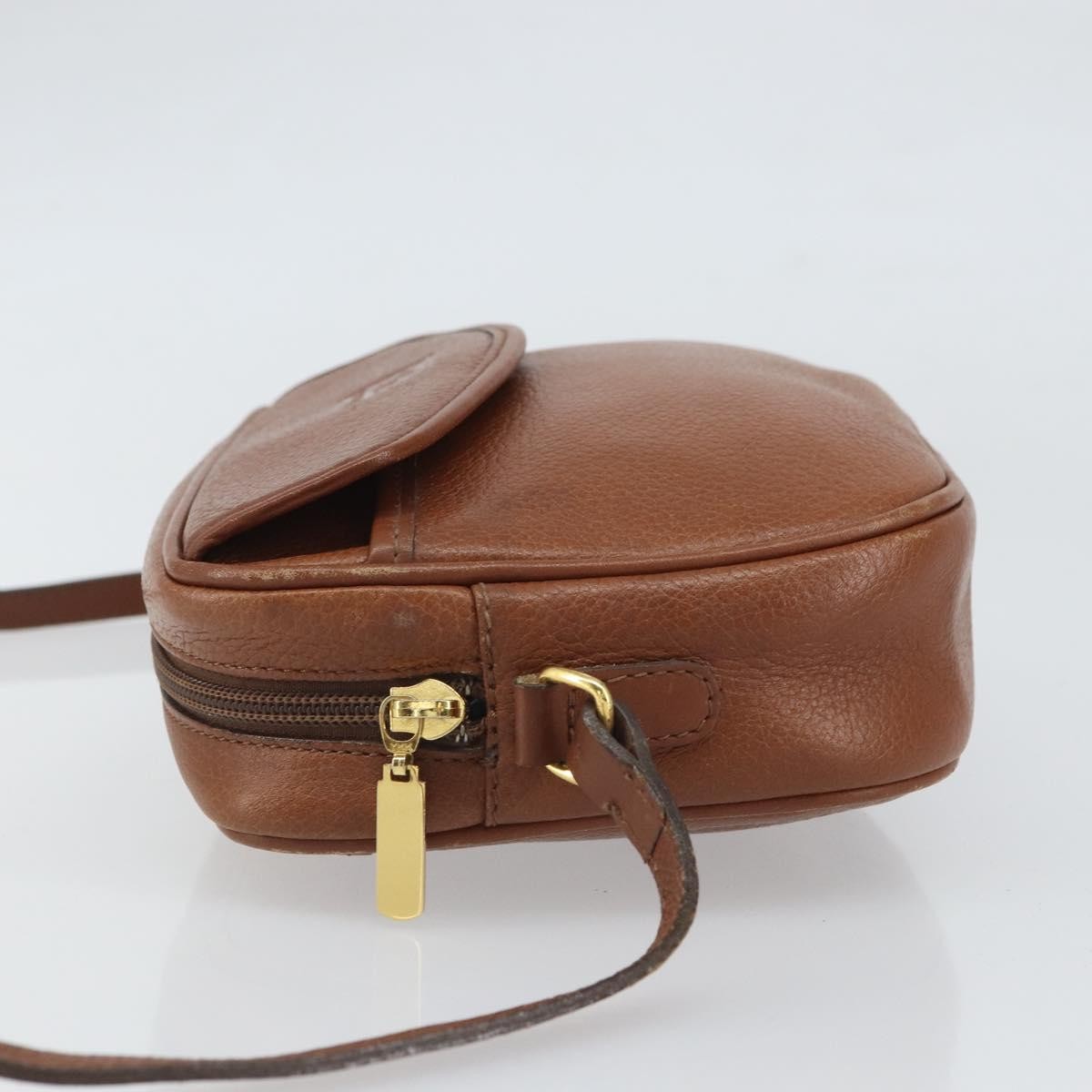 Burberry Burberry Vintage Shoulder Bag Leather Brown Leather Shoulder Bag Bag (Pre-Loved)
