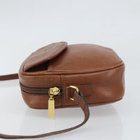 Burberry Burberry Vintage Shoulder Bag Leather Brown Leather Shoulder Bag Bag (Pre-Loved)