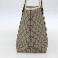 Gucci Joy Tote Gg Coated Canvas With Leather Beige Pvc Tote Bag Bag (Pre-Loved)