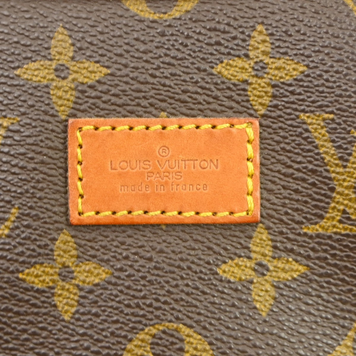 Louis Vuitton Saumur Handbag Monogram Canvas Brown Canvas Shoulder Bag Bag (Pre-Loved)