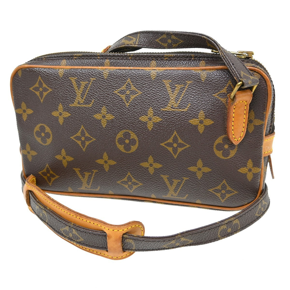 Louis Vuitton Louis Vuitton Pochette Marly Bandouliere Bag Monogram Canvas Brown Canvas Shoulder Bag Bag (Authentic Pre-Loved)