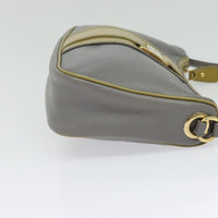 Salvatore Ferragamo Salvatore Ferragamo Vala Shoulder Bag Leather Gray Leather Shoulder Bag Bag (Pre-Loved)
