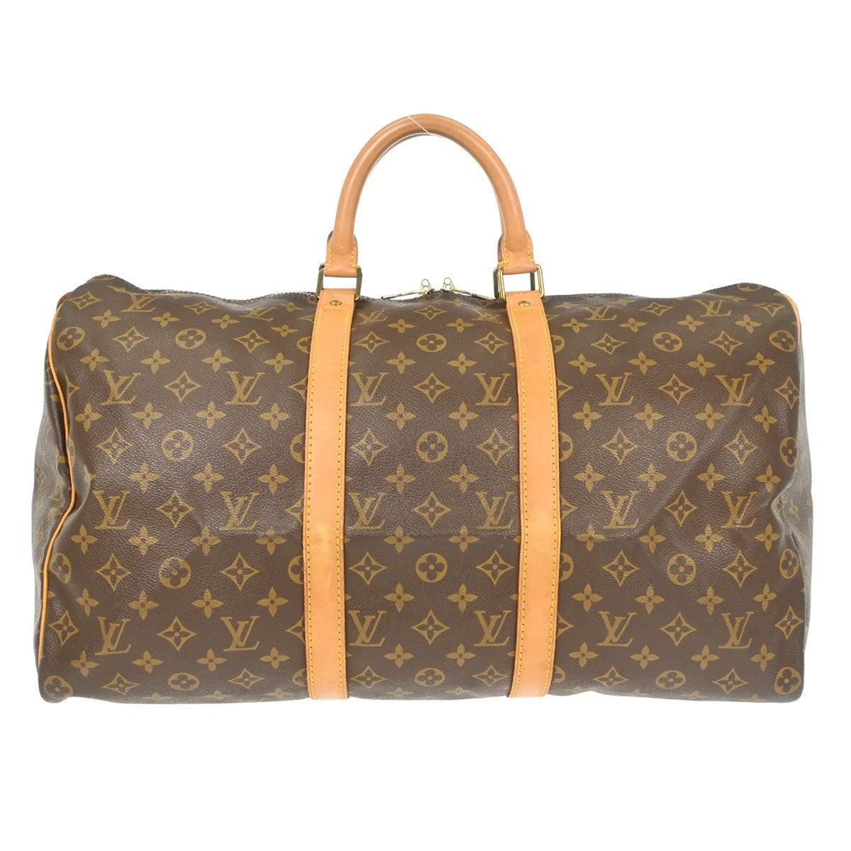 Louis Vuitton Louis Vuitton Keepall Bag Monogram Canvas Brown Canvas Travel Bag Bag (Pre-Loved)