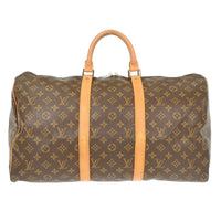 Louis Vuitton Louis Vuitton Keepall Bag Monogram Canvas Brown Canvas Travel Bag Bag (Pre-Loved)