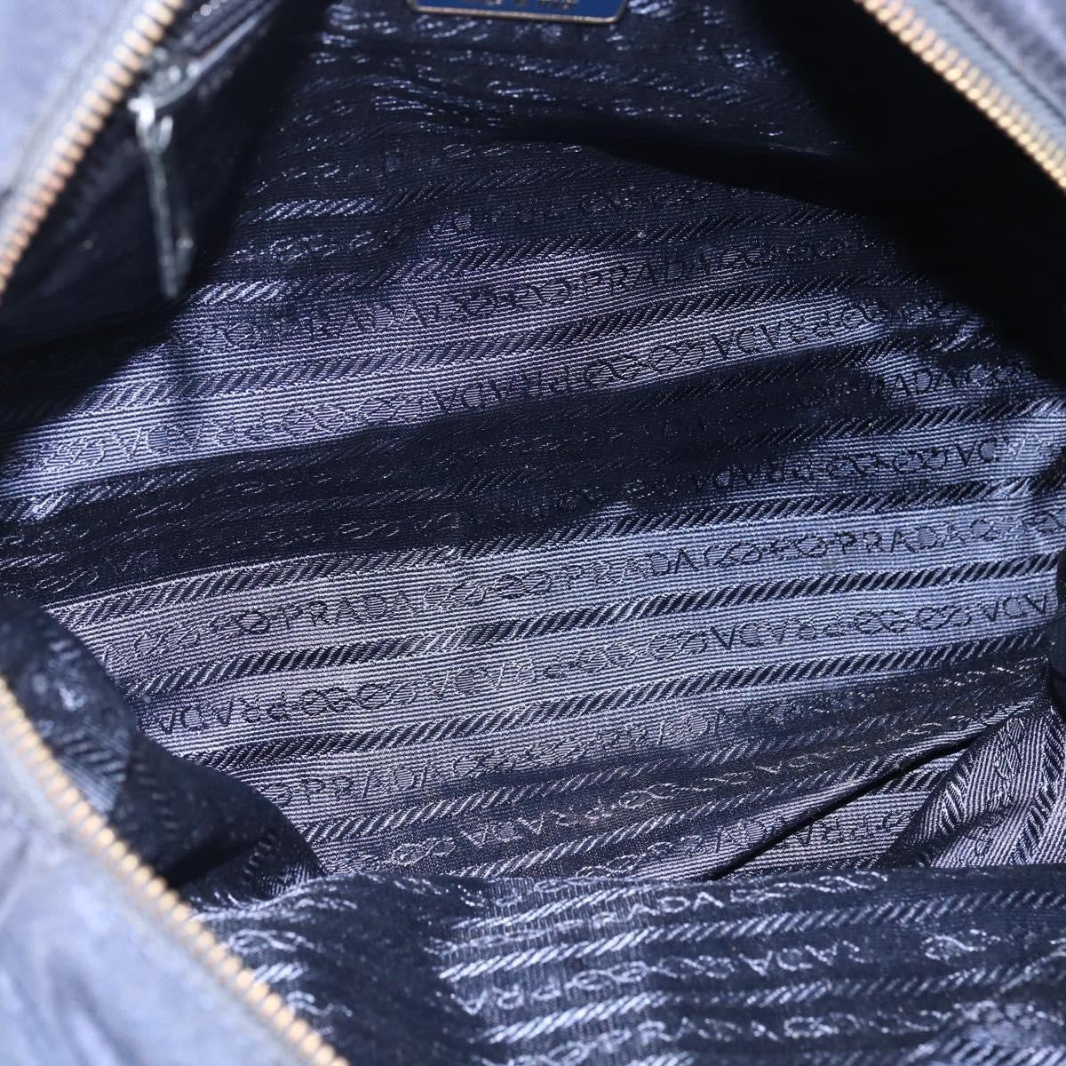 Prada Re-Edition 1995 Chain Tote Quilted Re-Nylon Navy Nylon Shoulder Bag Bag (Pre-Loved)