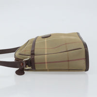 Burberry Nova Check Shoulder Bag Canvas Beige Canvas Shoulder Bag Bag (Pre-Loved)