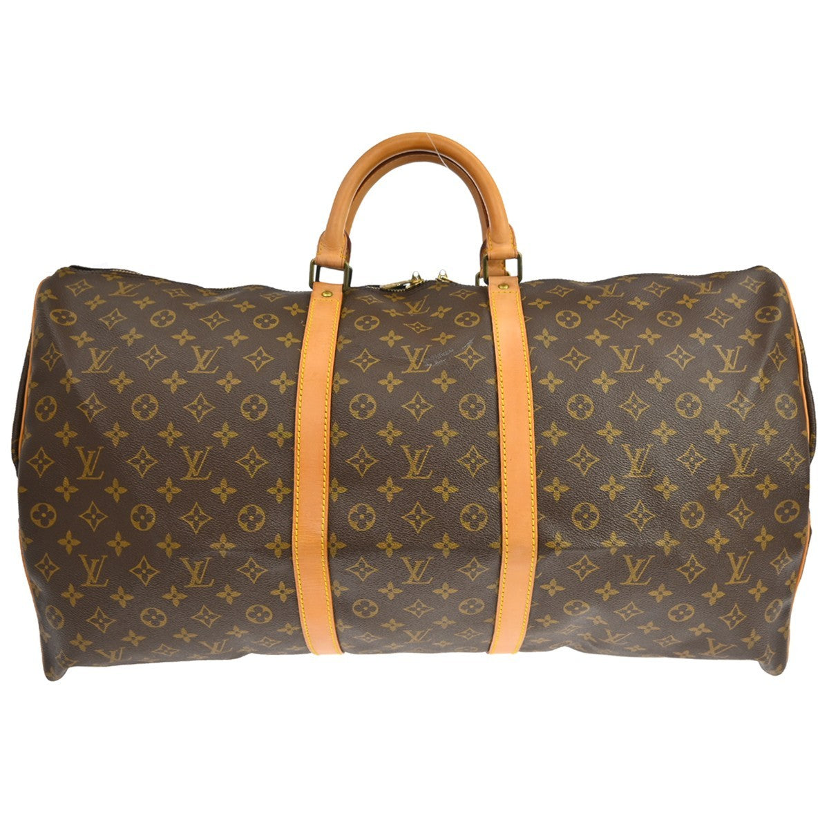 Louis Vuitton Louis Vuitton Keepall Bag Monogram Canvas Brown Canvas Travel Bag Bag (Pre-Loved)