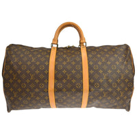 Louis Vuitton Louis Vuitton Keepall Bag Monogram Canvas Brown Canvas Travel Bag Bag (Pre-Loved)