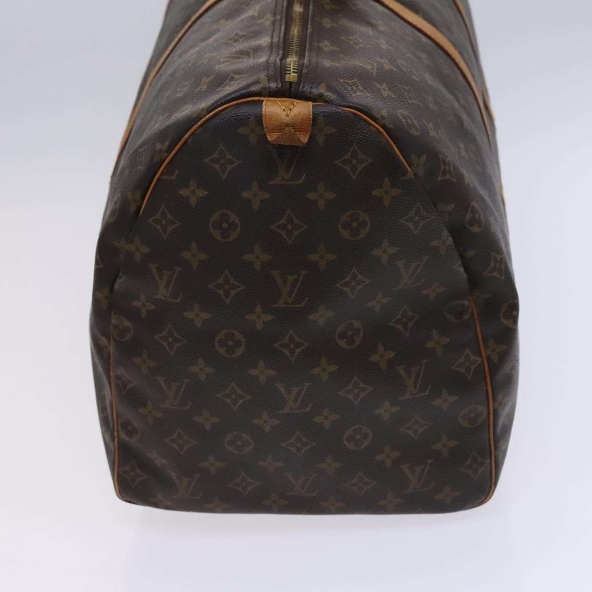 Louis Vuitton Keepall Bag Monogram Canvas Brown Canvas Travel Bag Bag (Pre-Loved)