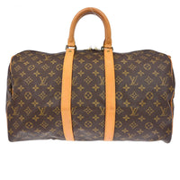 Louis Vuitton Louis Vuitton Keepall Bag Monogram Canvas Brown Canvas Travel Bag Bag (Pre-Loved)