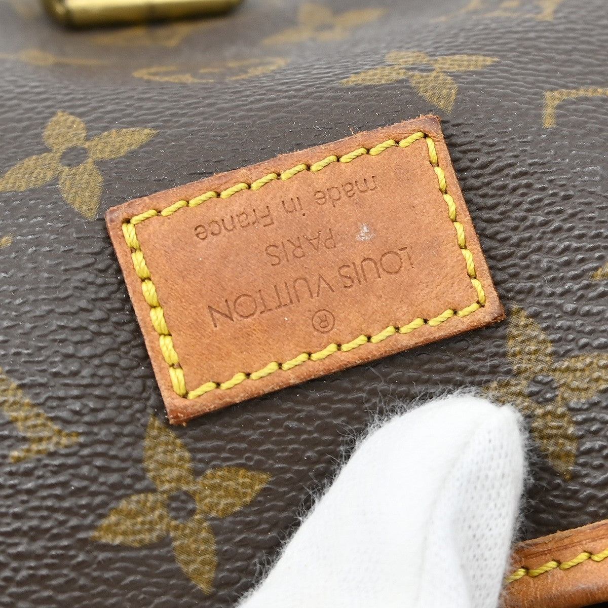 Louis Vuitton Saumur Handbag Monogram Canvas Brown Canvas Shoulder Bag Bag (Authentic Pre-Loved)