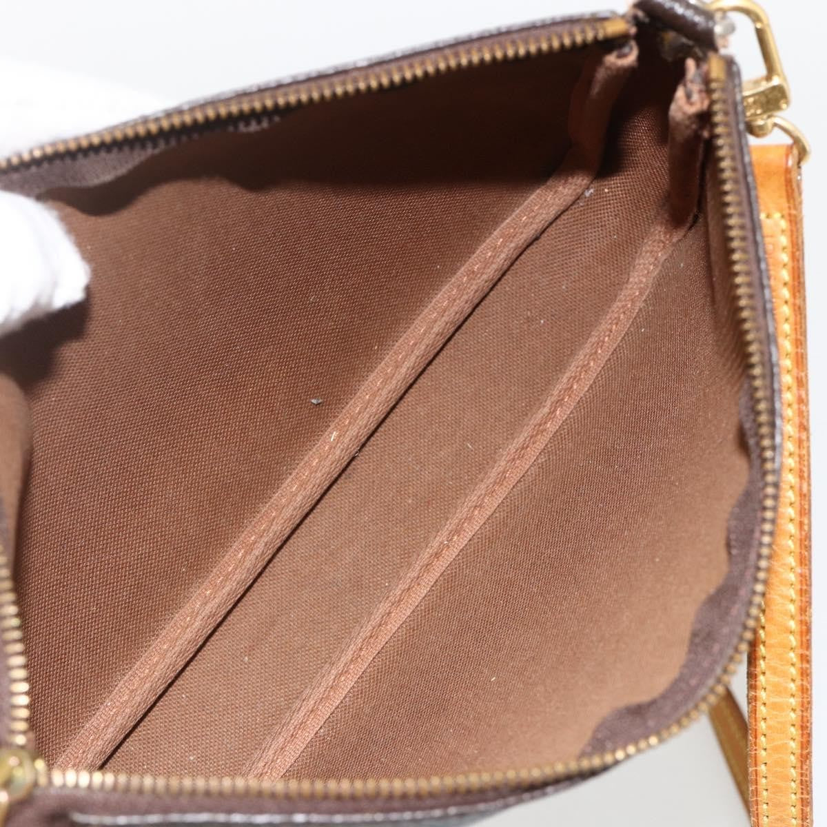 Louis Vuitton Pochette Accessoires Limited Edition Monogram Graffiti Brown Canvas Clutche & Pouche Bag (Authentic Pre-Loved)