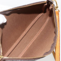 Louis Vuitton Pochette Accessoires Limited Edition Monogram Graffiti Brown Canvas Clutche & Pouche Bag (Authentic Pre-Loved)
