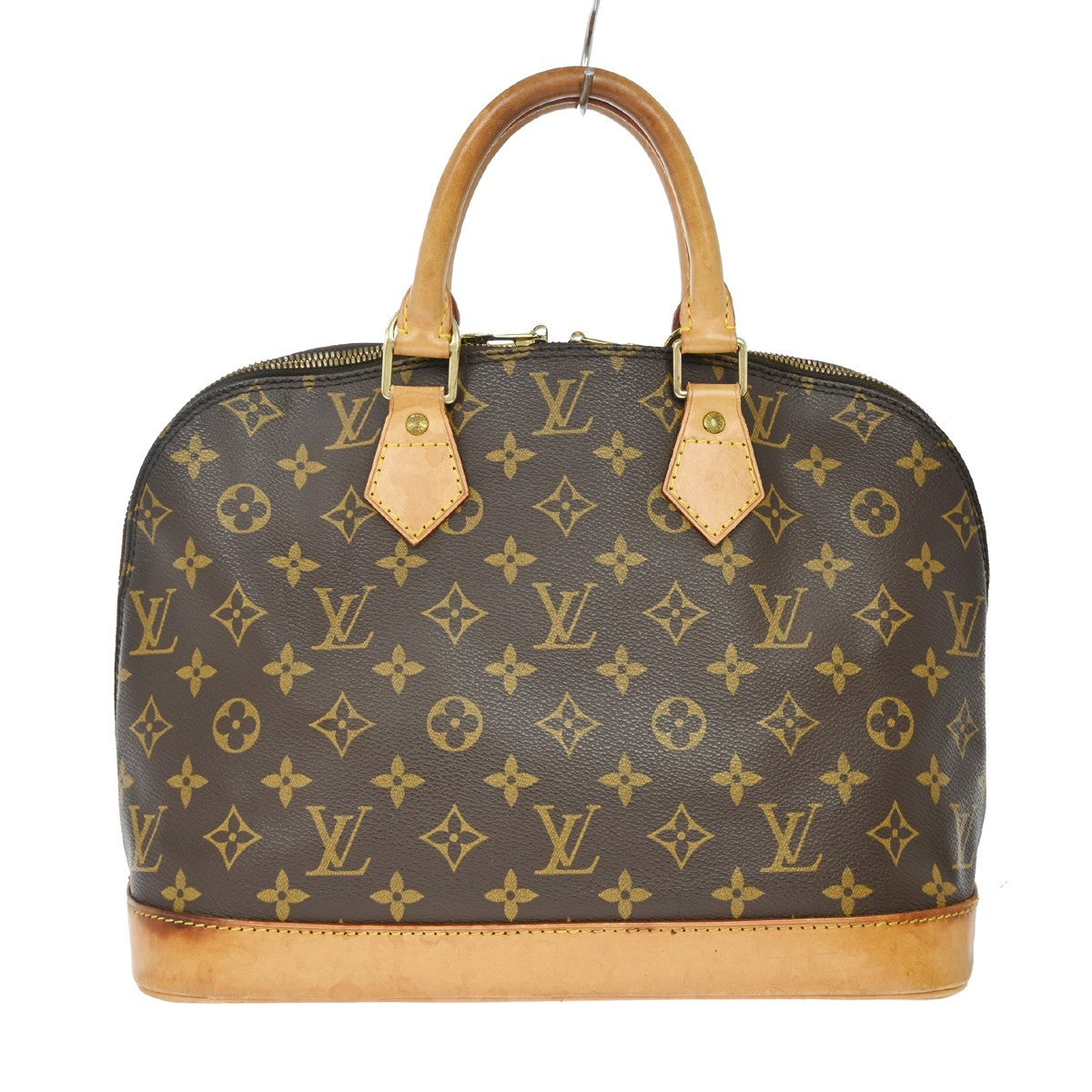 Louis Vuitton Alma Handbag Monogram Canvas Brown Canvas Handbag (Pre-Loved)