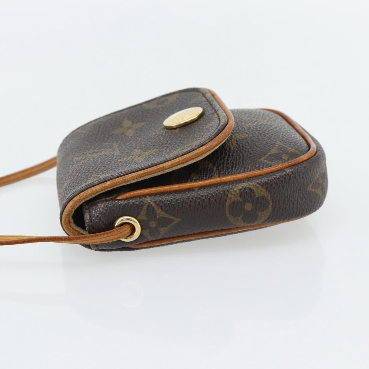 Louis Vuitton Cancun Pochette Monogram Canvas Brown Canvas Clutche & Pouche Bag (Authentic Pre-Loved)