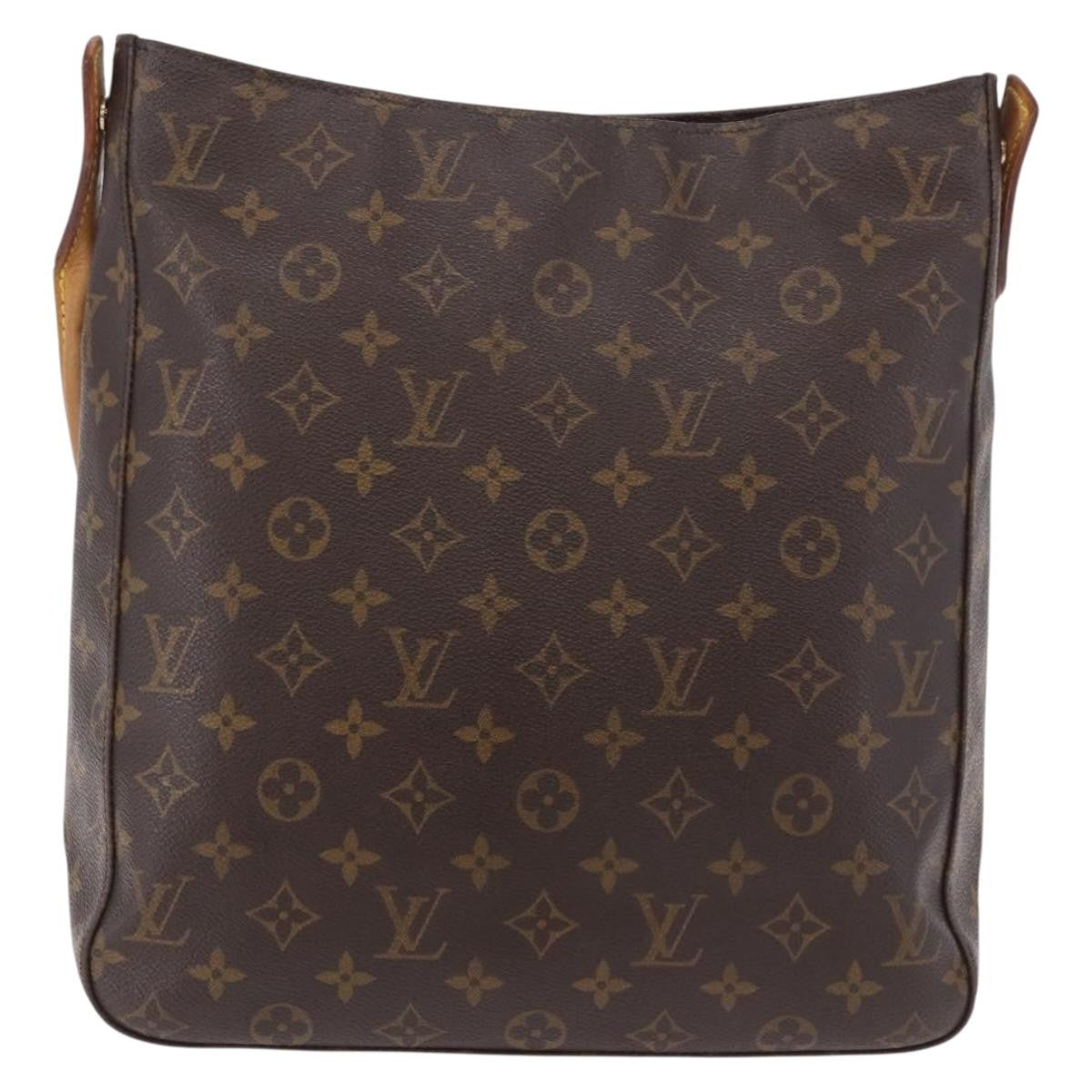 Louis Vuitton Monogram Looping Handbag Monogram Canvas Brown Canvas Shoulder Bag Bag (Pre-Loved)