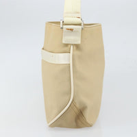 Prada Sport Handbag Canvas Beige Canvas Shoulder Bag Bag (Pre-Loved)