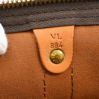 Louis Vuitton Keepall Bag Monogram Canvas Brown Canvas Travel Bag Bag (Pre-Loved)