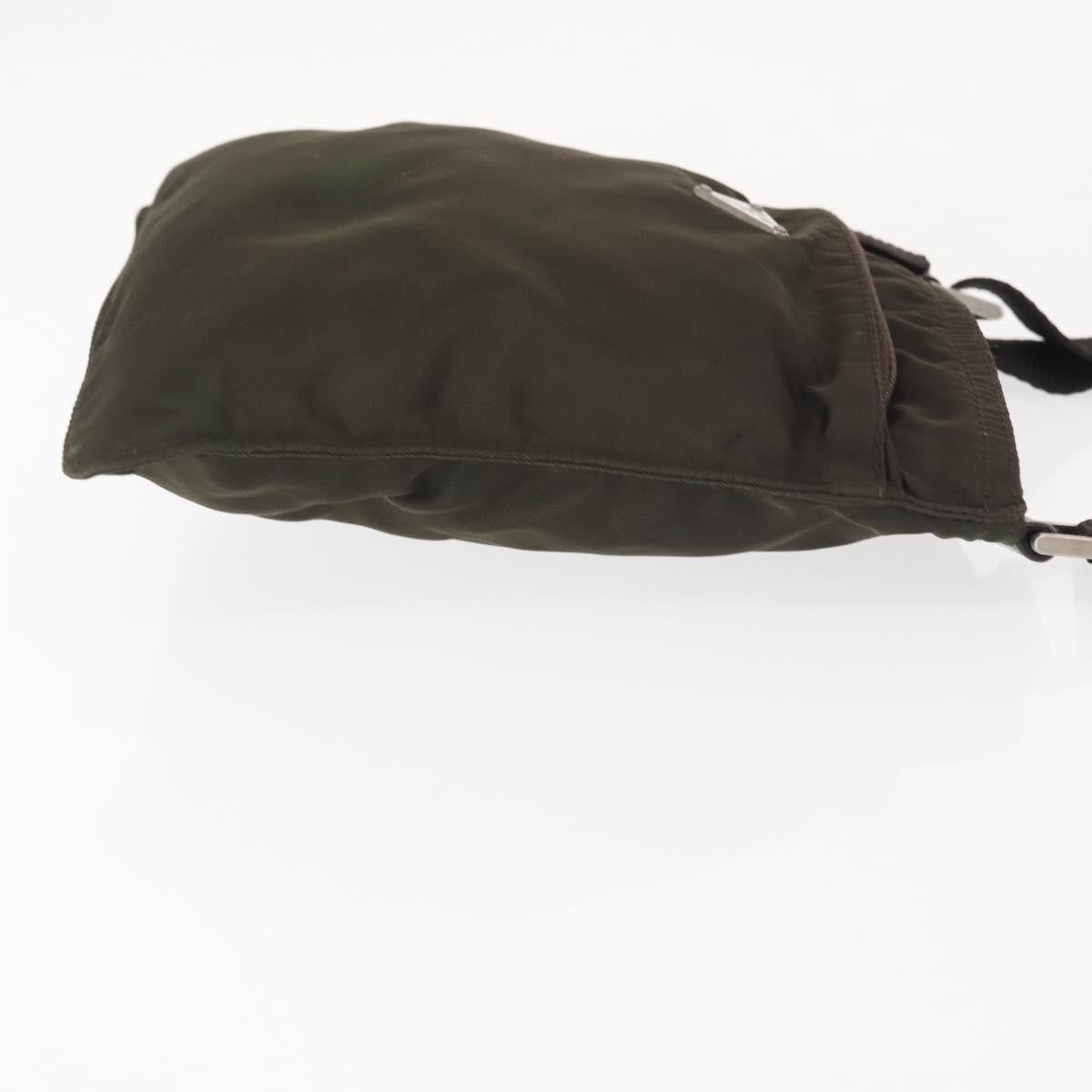 Prada Front Pocket Messenger Bag Tessuto Khaki Nylon Shoulder Bag Bag (Authentic Pre-Loved)