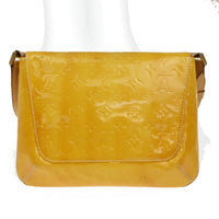 Louis Vuitton Thompson Street Handbag Monogram Vernis Yellow Patent_Leather Shoulder Bag Bag (Pre-Loved)