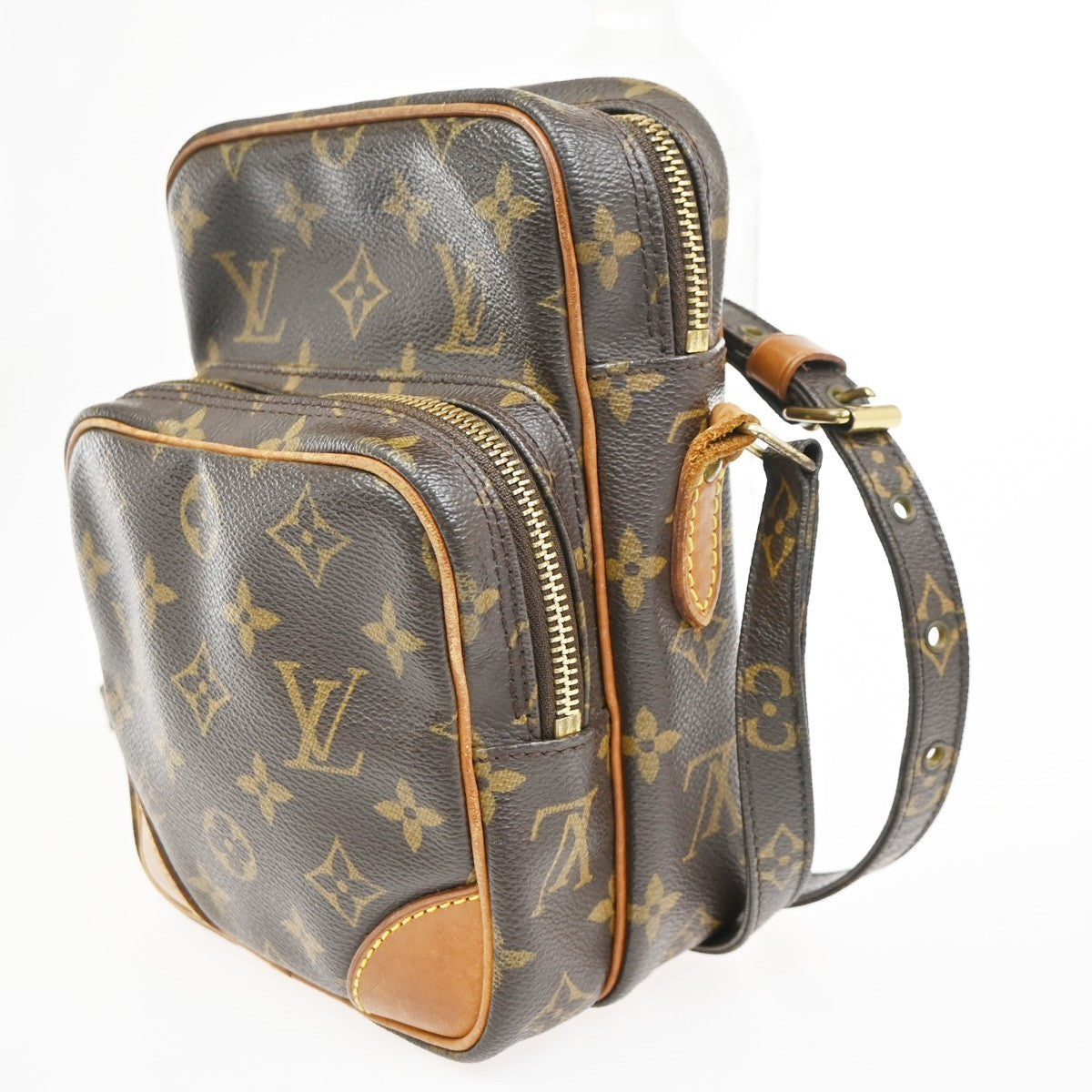 Louis Vuitton Amazone Bag Monogram Canvas Brown Canvas Shoulder Bag Bag (Authentic Pre-Loved)
