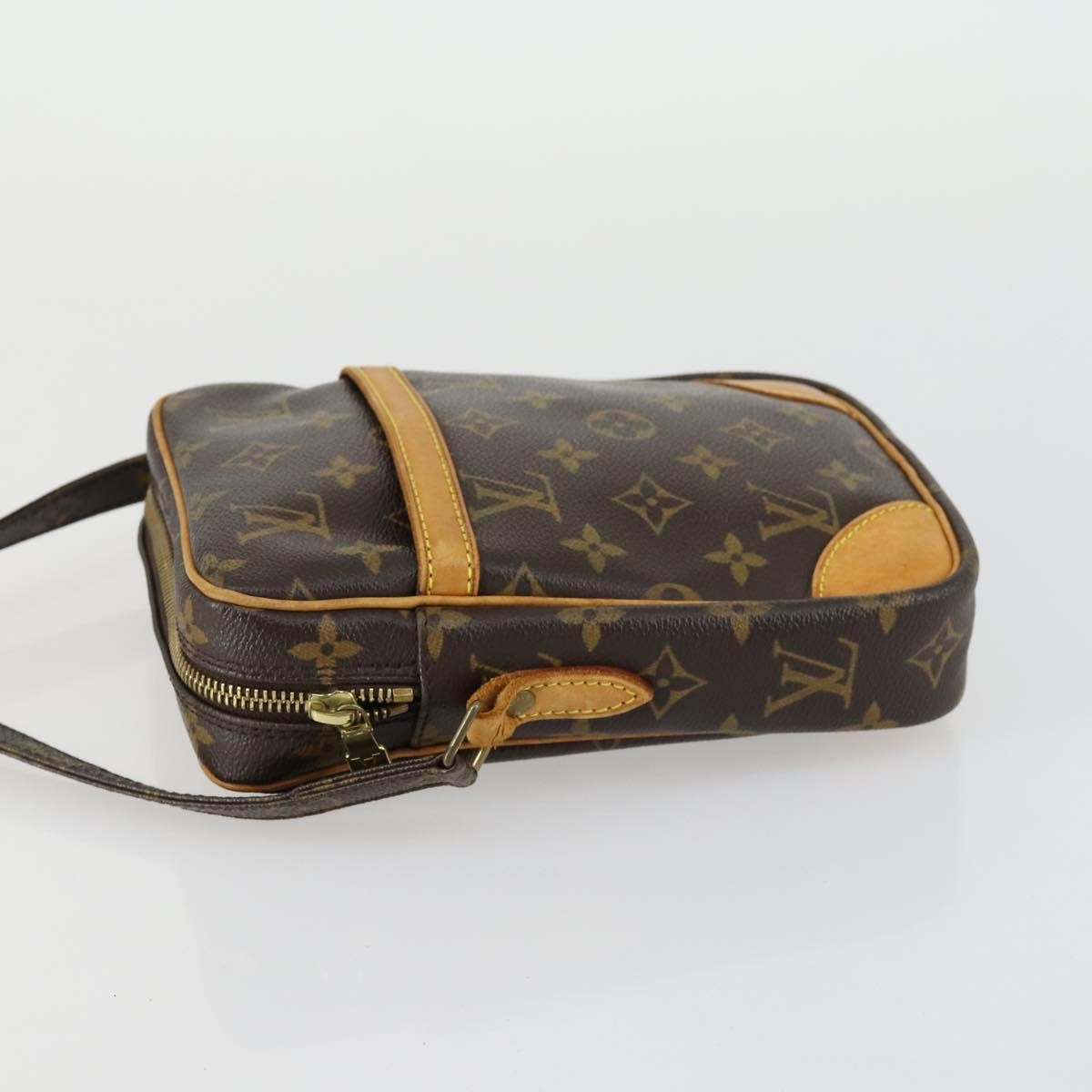 Louis Vuitton Danube Handbag Monogram Canvas Brown Canvas Shoulder Bag Bag (Authentic Pre-Loved)